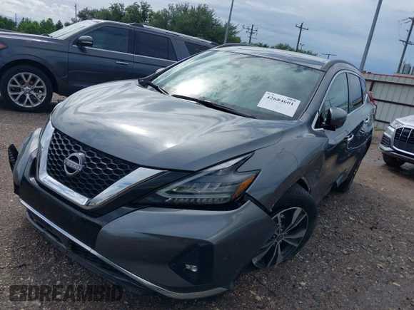 2023 Nissan Murano SV z VIN 5N1AZ2BJ6PC140912, wystawiony jako IAAI lot #42684601 z przebiegiem 52 272 mil mil oraz . Historia ofert i sprzedaży dostępna na DreamBid. Obrazek 21.