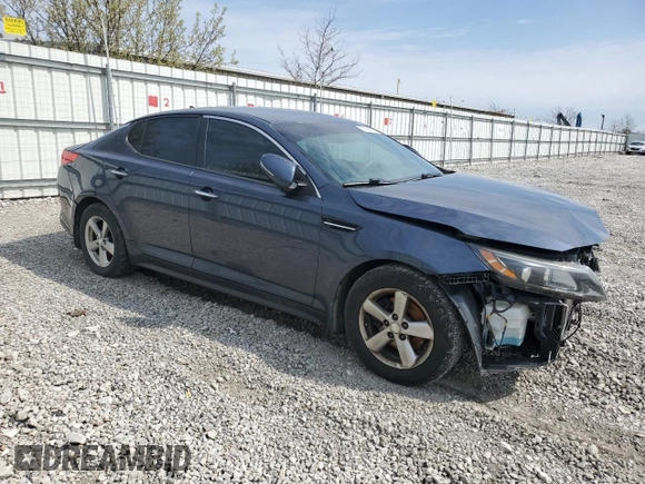 2015 Kia Optima LX with VIN 5XXGM4A79FG442675, listed as a Copart auction lot 52698895 with 136,600 mi miles and Non repairable. Bid and sale history available at DreamBid. Image 4.