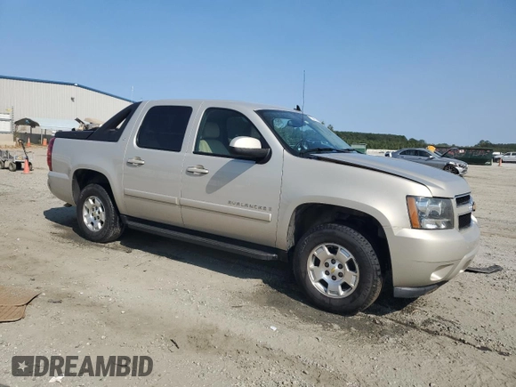 2007 Chevrolet Avalanche LT w/2LT with VIN 3GNEC12J67G117927, listed as a Copart auction lot 70995074 with 309,290 mi miles and Salvage Title. Bid and sale history available at carsss.com. Image 4.