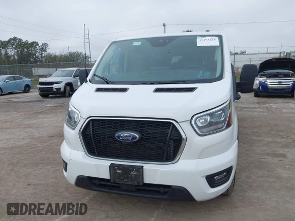 2023 Ford Transit Passenger XL with VIN 1FBAX2YG0PKA93666, listed as a IAAI auction lot 41493225 with 44,092 mi miles and . Bid and sale history available at DreamBid. Image 12.