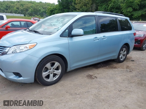 2017 Toyota Sienna LE Auto Access Seat with VIN 5TDKZ3DC5HS831376, listed as a IAAI auction lot 42508517 with 80,560 mi miles and . Bid and sale history available at DreamBid. Image 2.
