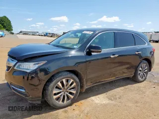 2016 Acura MDX Technology with VIN 5FRYD4H41GB001223, listed as a Copart auction lot 63251765 with 139,045 mi miles and Salvage title. Bid and sale history available at DreamBid. Image 1.