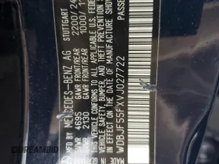 1997 Mercedes-Benz E-Class with VIN WDBJF55FXVJ027722, listed as a Copart auction lot 44835585 with 0 mi miles and Salvage Title. Bid and sale history available at carsss.com. Image 14.