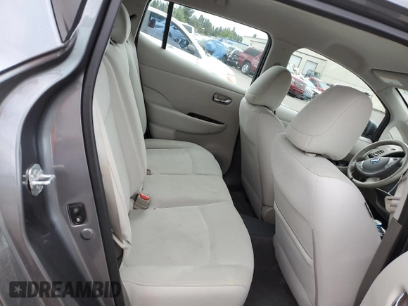 2015 Nissan LEAF SV with VIN 1N4AZ0CP5FC307552, listed as a Copart auction lot 56620624 with 40,007 mi miles and Salvage Title. Bid and sale history available at carsss.com. Image 11.