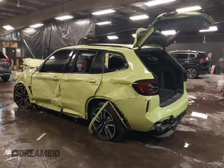 2022 BMW X3 M with VIN 5YM13EC07N9K40760, listed as a IAAI auction lot 41502792 with 30,764 mi miles. Bid and sale history available at carsss.com. Image 3.