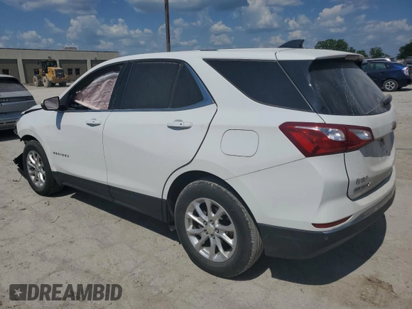 2018 Chevrolet Equinox LT with VIN 3GNAXJEV7JL114695, listed as a Copart auction lot 63435215 with Not provided miles and Salvage title. Bid and sale history available at DreamBid. Image 2.