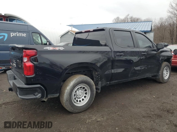2024 Chevrolet Silverado 1500 with VIN 3GCPDAEK8RG134170, listed as a Copart auction lot 49703665 with 10,643 mi miles and Salvage Title. Bid and sale history available at DreamBid. Image 3.