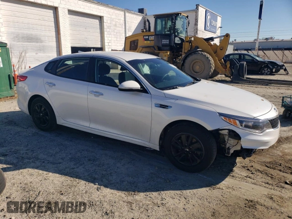 2017 Kia Optima LX with VIN KNAGT4L39H5146413, listed as a Copart auction lot 80385494 with 50,668 mi miles and Salvage Title. Bid and sale history available at DreamBid. Image 4.