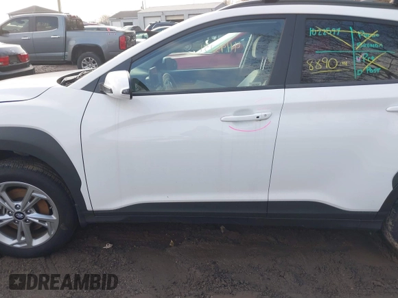 2023 Hyundai Kona SEL with VIN KM8K6CAB8PU051656, listed as a IAAI auction lot 41195251 with 8,890 mi miles. Bid and sale history available at carsss.com. Image 15.