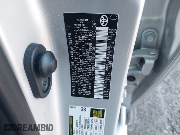 2023 Toyota Corolla LE with VIN 5YFB4MDE7PP048430, listed as a IAAI auction lot 41407860 with 32,168 mi miles and . Bid and sale history available at DreamBid. Image 9.