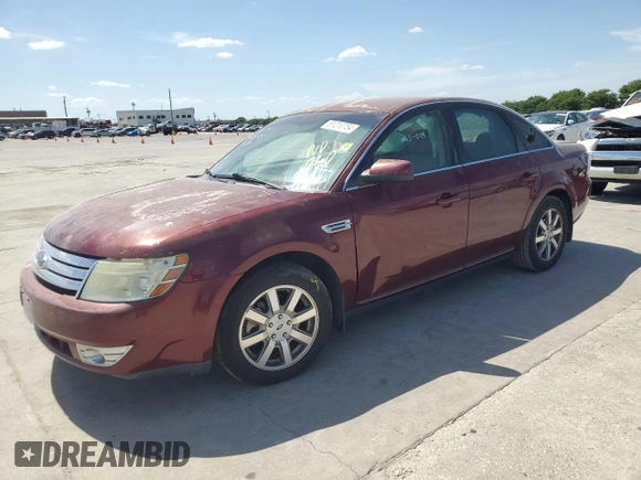 2008 Ford Taurus SEL with VIN 1FAHP24W98G165885, listed as a Copart auction lot 61210754 with 180,640 mi miles and Salvage Title. Bid and sale history available at carsss.com. Image 1.