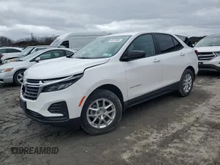 2024 Chevrolet Equinox LS with VIN 3GNAX5EG1RL294356, listed as a Copart auction lot 48127605 with 11,164 mi miles and Salvage Title. Bid and sale history available at carsss.com. Image 1.