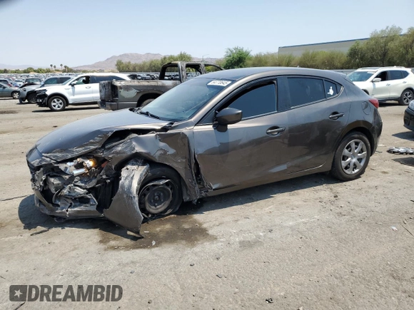 2015 Mazda 3 i Sport z VIN 3MZBM1K77FM124850, wystawiony jako Copart lot #64770645 z przebiegiem 91 485 mil mil oraz Szkoda całkowita • Salvage title. Historia ofert i sprzedaży dostępna na DreamBid. Obrazek 1.