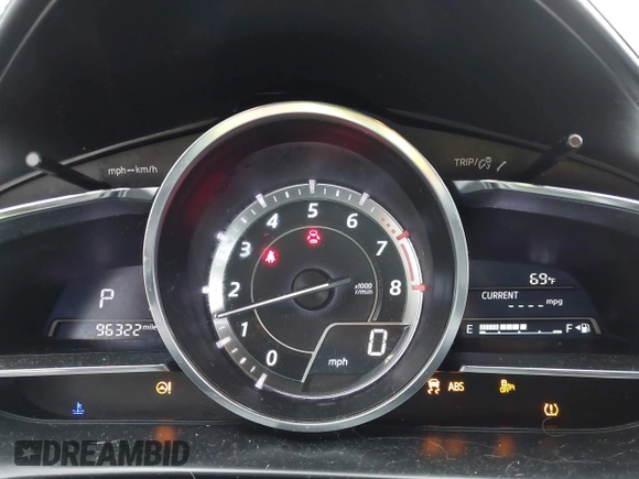 2016 Mazda CX-3 Grand Touring with VIN JM1DKBD73G0124742, listed as a IAAI auction lot 41448684 with 96,322 mi miles. Bid and sale history available at carsss.com. Image 15.