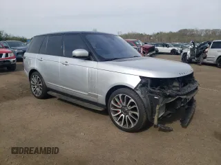 2016 Land Rover Range Rover Supercharged with VIN SALGS2EF6GA303394, listed as a Copart auction lot 53374885 with 99,954 mi miles and Salvage title. Bid and sale history available at DreamBid. Image 4.