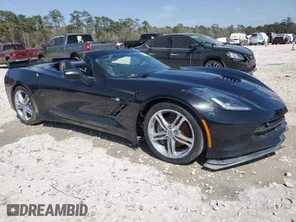 2017 Chevrolet Corvette 3LT with VIN 1G1YF3D70H5123914, listed as a Copart auction lot 49050035 with 64,116 mi miles and Clean Title. Bid and sale history available at carsss.com. Image 4.