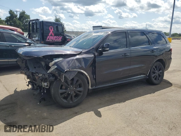 2013 Dodge Durango R/T with VIN 1C4SDJCT1DC672338, listed as a Copart auction lot 61544445 with 203,404 mi miles and Salvage title. Bid and sale history available at DreamBid. Image 1.
