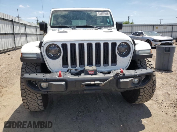 2018 Jeep Wrangler Unlimited Rubicon with VIN 1C4HJXFG9JW308991, listed as a Copart auction lot 53638955 with 95,508 mi miles and Salvage title. Bid and sale history available at DreamBid. Image 5.
