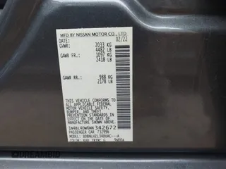 2022 Nissan Altima SV with VIN 1N4BL4DW6NN342672, listed as a IAAI auction lot 41297807 with 25,577 mi miles and . Bid and sale history available at DreamBid. Image 9.