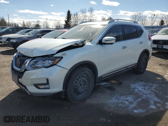 2020 Nissan Rogue SL with VIN 5N1AT2MV5LC703234, listed as a Copart auction lot 48253335 with 51,321 mi miles and Salvage Title. Bid and sale history available at DreamBid. Image 1.