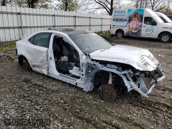 2019 Lexus IS 300 with VIN JTHC81D24K5038195, listed as a Copart auction lot 52734745 with Not Provided miles and Salvage Title. Bid and sale history available at DreamBid. Image 4.