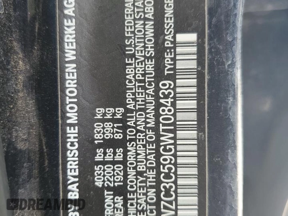 2016 MINI Countryman S with VIN WMWZC3C59GWT08439, listed as a Copart auction lot 65167955 with 76,336 mi miles and Salvage title. Bid and sale history available at DreamBid. Image 13.