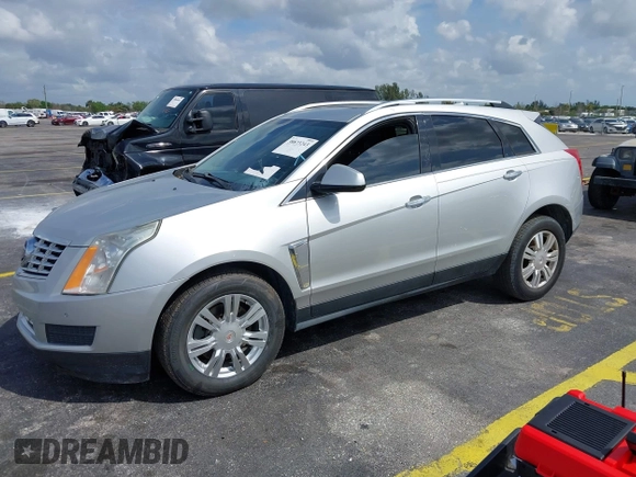 2013 Cadillac SRX Luxury Collection with VIN 3GYFNCE39DS512235, listed as a IAAI auction lot 38873243 with 133,378 mi miles and . Bid and sale history available at DreamBid. Image 2.