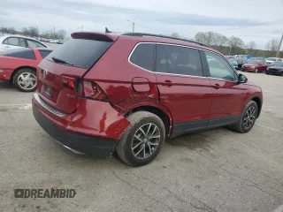 2019 Volkswagen Tiguan SE with VIN 3VV2B7AX0KM141613, listed as a Copart auction lot 51984065 with 45,125 mi miles and Salvage Title. Bid and sale history available at DreamBid. Image 3.
