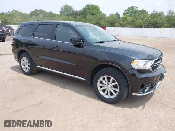 2015 Dodge Durango SXT with VIN 1C4RDJAG3FC161270, listed as a IAAI auction lot 42460444 with 112,633 mi miles and . Bid and sale history available at DreamBid. Image 1.