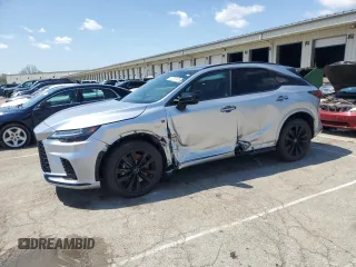 2025 Lexus RX 500h F Sport Performance z VIN 2T2BCMEA4SC020751, wystawiony jako Copart lot #52316135 z przebiegiem 3 952 mil mil oraz Szkoda całkowita • Salvage title. Historia ofert i sprzedaży dostępna na DreamBid. Obrazek 1.