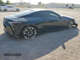 2021 Lexus LC with VIN JTHBP5AY5MA101698, listed as a Copart auction lot 48954355 with 39,483 mi miles and Clean Title. Bid and sale history available at carsss.com. Image 3.