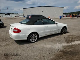 2006 Mercedes-Benz CLK-Class 3.5L with VIN WDBTK56H56F178542, listed as a Copart auction lot 67476684 with 126,404 mi miles and Salvage Title. Bid and sale history available at carsss.com. Image 3.