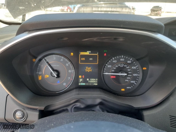 2019 Subaru Crosstrek Premium with VIN JF2GTAEC6KH316958, listed as a Copart auction lot 45486145 with 72,866 mi miles and Salvage Title. Bid and sale history available at carsss.com. Image 9.