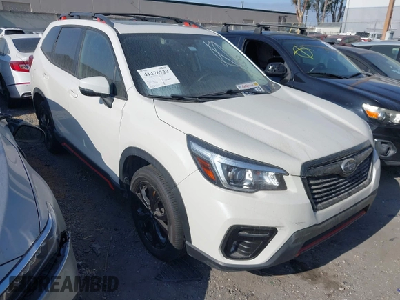 2020 Subaru Forester Special Sports with VIN JF2SKARC6LH446442, listed as a IAAI auction lot 41476720 with 57,470 mi miles and . Bid and sale history available at DreamBid. Image 1.