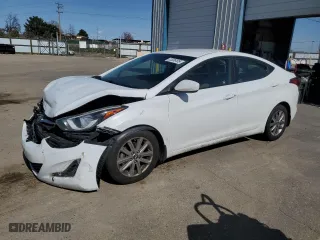 2016 Hyundai Elantra SE with VIN 5NPDH4AE9GH790875, listed as a Copart auction lot 52036105 with 86,760 mi miles and Salvage Title. Bid and sale history available at carsss.com. Image 1.