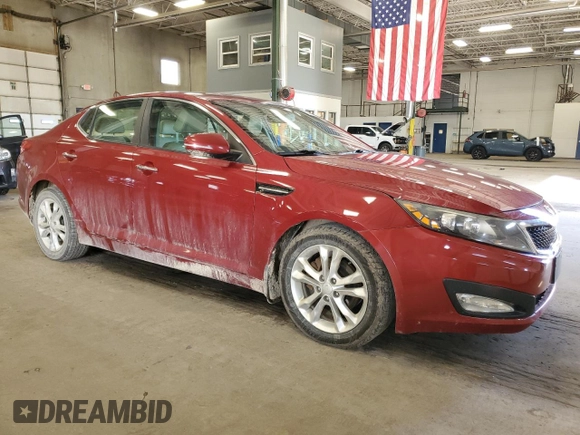 2012 Kia Optima EX with VIN 5XXGN4A76CG070947, listed as a Copart auction lot 50902065 with 201,920 mi miles and Salvage Title. Bid and sale history available at carsss.com. Image 4.