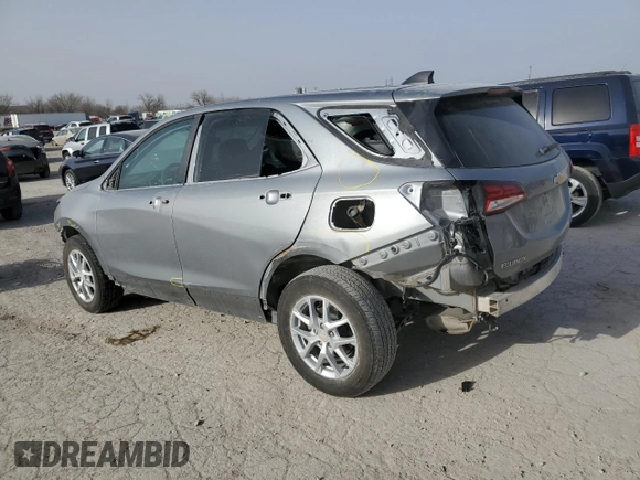 2023 Chevrolet Equinox LT with VIN 3GNAXUEGXPL189399, listed as a Copart auction lot 47727585 with 32,544 mi miles and Salvage Title. Bid and sale history available at DreamBid. Image 2.