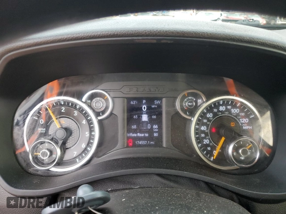 2020 Ram 2500 Tradesman with VIN 3C6UR4CJ5LG162474, listed as a Copart auction lot 41391445 with 174,557 mi miles and Clean title. Bid and sale history available at DreamBid. Image 9.