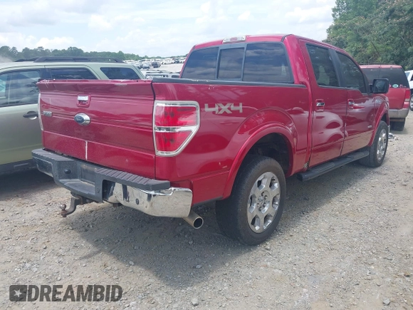 2011 Ford F-150 XLT with VIN 1FTFW1ETXBFC47317, listed as a IAAI auction lot 42638490 with 286,856 mi miles and . Bid and sale history available at DreamBid. Image 4.