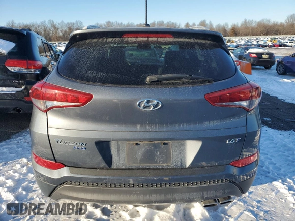 2016 Hyundai Tucson Eco with VIN KM8J33A23GU061290, listed as a Copart auction lot 41812765 with 58,295 mi miles and Clean Title. Bid and sale history available at carsss.com. Image 7.