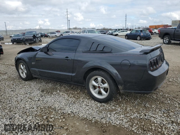 2007 Ford Mustang GT Deluxe with VIN 1ZVFT82H175279598, listed as a Copart auction lot 50810265 with 87,291 mi miles and Salvage Title. Bid and sale history available at carsss.com. Image 2.