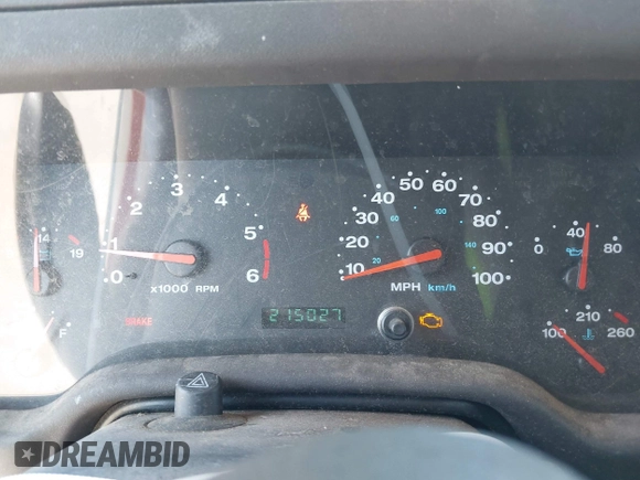 2001 Jeep Wrangler Sport with VIN 1J4FA49S11P375854, listed as a IAAI auction lot 42334037 with 215,027 mi miles and . Bid and sale history available at DreamBid. Image 7.