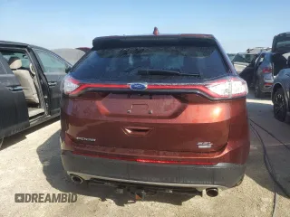 2015 Ford Edge SEL with VIN 2FMTK4J93FBB89807, listed as a Copart auction lot 75102174 with 0 mi miles and Non Repairable. Bid and sale history available at carsss.com. Image 6.