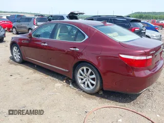 2009 Lexus LS 460 with VIN JTHBL46F895090838, listed as a IAAI auction lot 42437405 with 174,271 mi miles and . Bid and sale history available at DreamBid. Image 3.