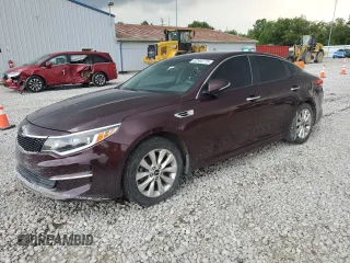2018 Kia Optima LX with VIN 5XXGT4L37JG257756, listed as a Copart auction lot 62565775 with 111,583 mi miles and Clean title. Bid and sale history available at DreamBid. Image 1.