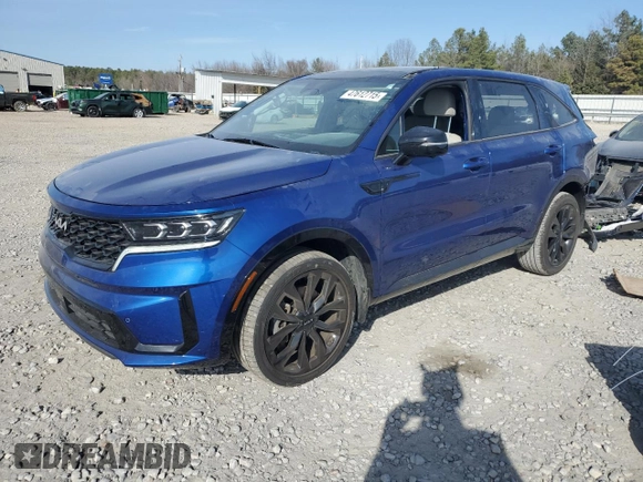 2022 Kia Sorento SX Prestige with VIN 5XYRK4LFXNG104098, listed as a Copart auction lot 47612715 with 26,017 mi miles and Salvage title. Bid and sale history available at DreamBid. Image 1.