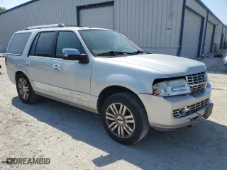 2007 Lincoln Navigator with VIN 5LMFU28547LJ04907, listed as a Copart auction lot 53605235 with 195,659 mi miles and Salvage Title. Bid and sale history available at carsss.com. Image 4.
