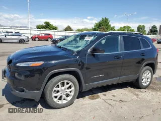 2018 Jeep Cherokee Latitude Plus with VIN 1C4PJMLX1JD579053, listed as a Copart auction lot 57329475 with 93,592 mi miles and Salvage title. Bid and sale history available at DreamBid. Image 1.