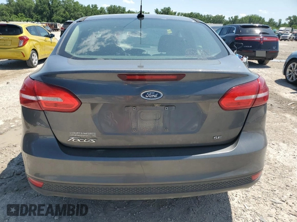 2017 Ford Focus SE with VIN 1FADP3F25HL304853, listed as a Copart auction lot 61210085 with 41,651 mi miles and Salvage title. Bid and sale history available at DreamBid. Image 6.