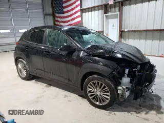 2020 Hyundai Kona SEL Plus with VIN KM8K62AA8LU417501, listed as a Copart auction lot 86160034 with 52,606 mi miles and Salvage Title. Bid and sale history available at carsss.com. Image 4.